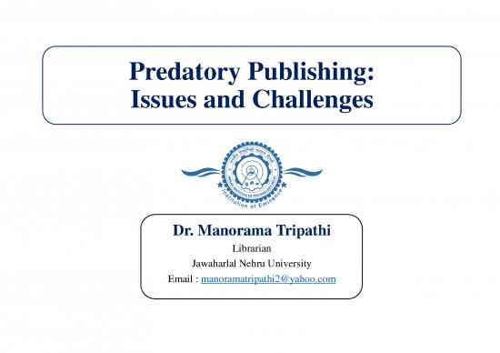 picture1_Journal Pdf 97674 | Week 13   Module 32   Ppt  Predatory Publishing  Issues And Challenges