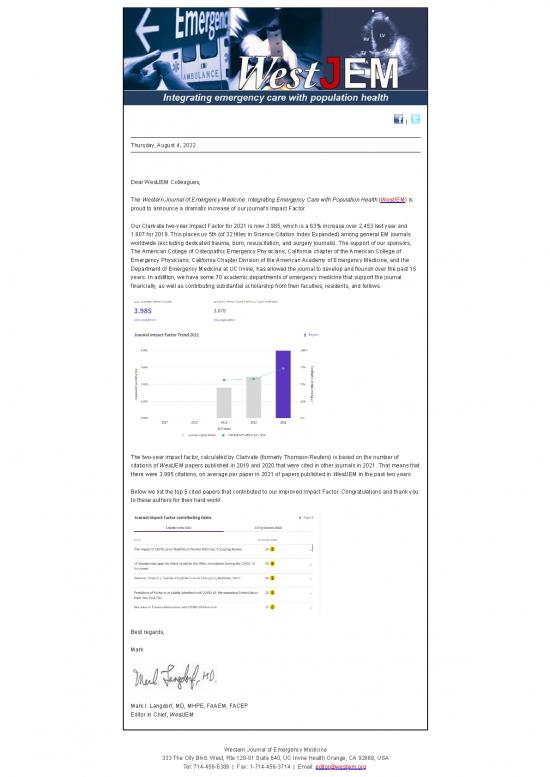 picture Journal Pdf 97871 | Westjem Impact Factor