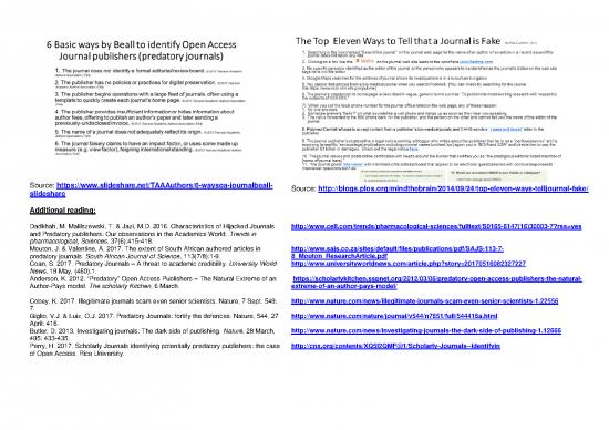 Alternative To Beall #39 s List For Predatory And Hijacked Journals