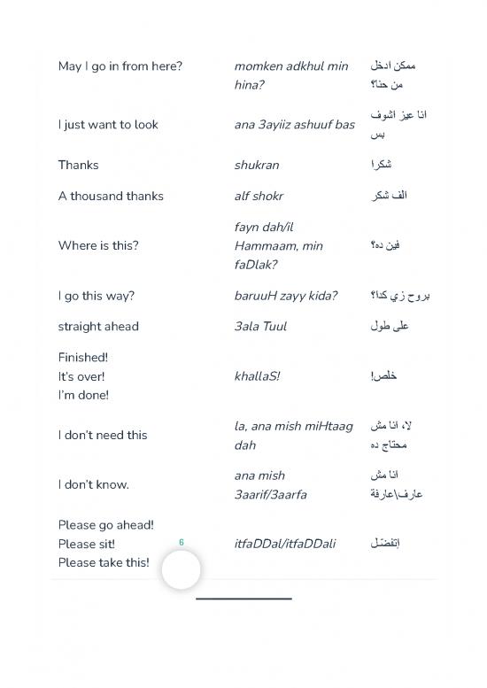 Arabic Pdf 99298 Basic Egyptian Arabic Phrases