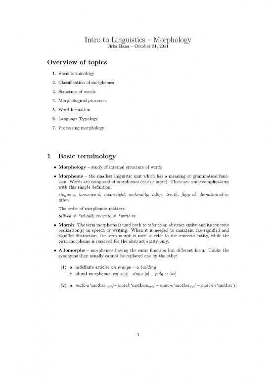 picture_Language Pdf 100462 | 05 Morphology