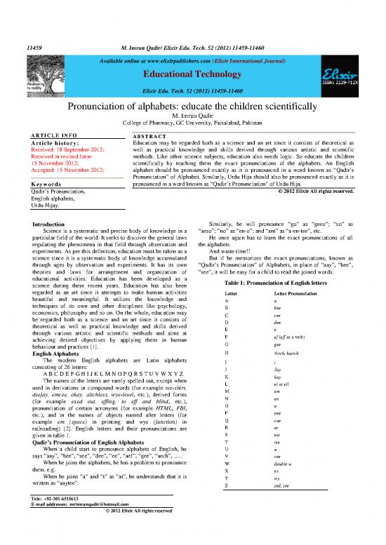 picture Urdu Alphabets Pdf 101452 | 1352981217 52 (2012) 11459 11460