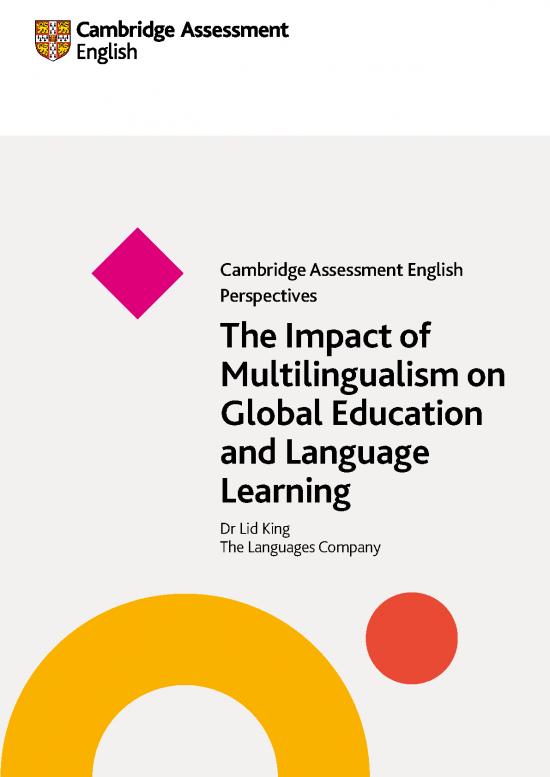 picture Language Pdf 101306 | 539682 Perspectives Impact On Multilingualism