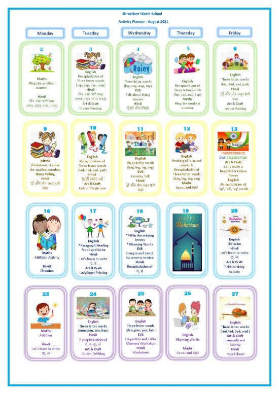 picture1_Art Therapy Pdf 102071 | Activity Planner   August625