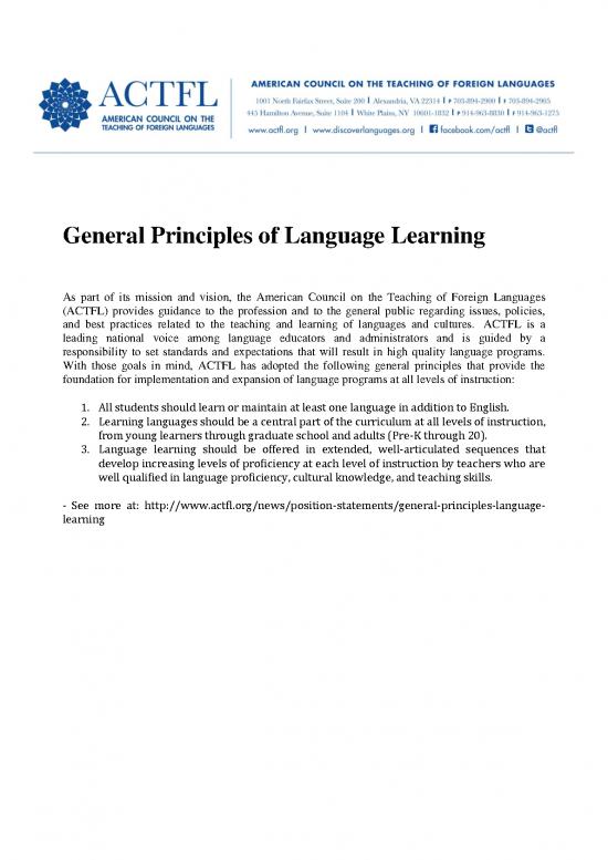 picture Language Pdf 101240 | Appendixi Actflstatementgeneralprincipleslanglrng