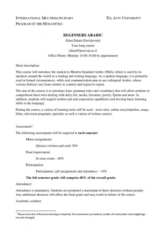 picture1_Language Pdf 99786 | Beginners Arabic   Edna Davidovich