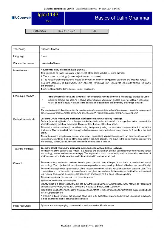 picture Language Pdf 100458 | En Cours 2021 Lglor1142
