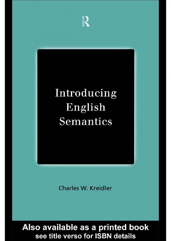 picture1_Language Pdf 101077 | English Semantics Kreidler