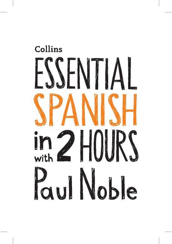 picture_Spanish Pdf 101114 | Essential Spanish In 2 Hours With Paul Noble