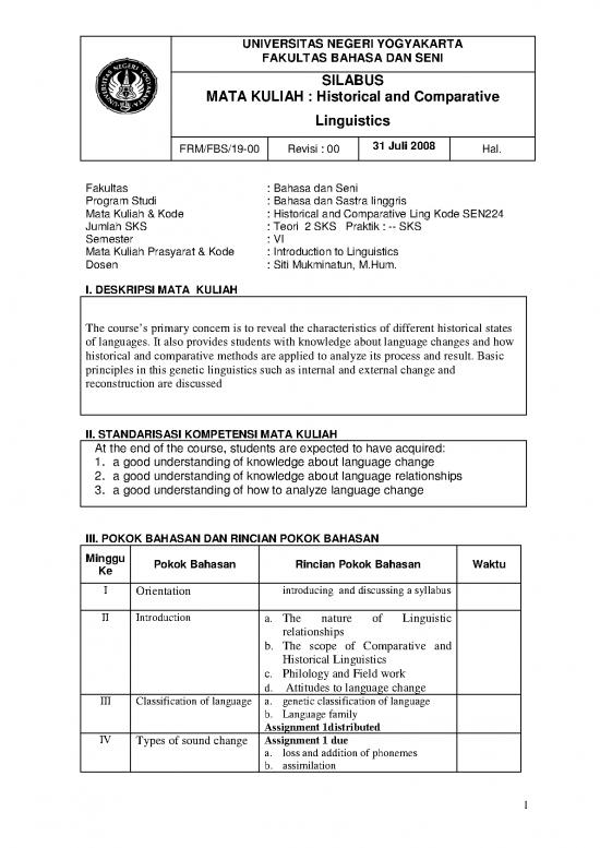 picture Language Pdf 100149 | Historical And Comparative Linguistics