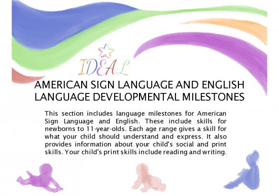 picture1_Language Pdf 101654 | Ideal Language Milestones English American Sign Language