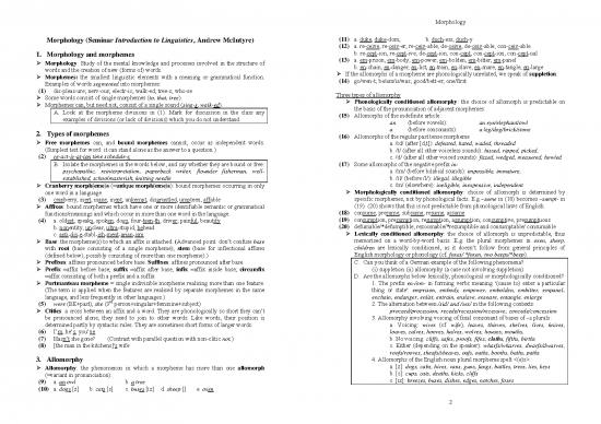 picture Linguistics Pdf 100557 | Intro Morph New