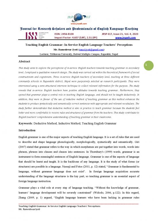 picture Language Pdf 101720 | Jyothi Teaching English Grammar