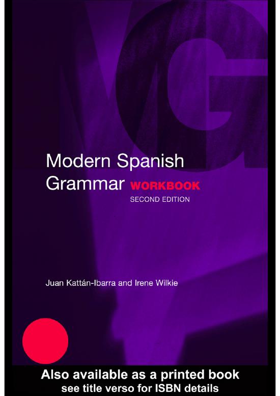 picture1_Spanish Grammar Pdf 100409 | Modern Spanish Grammar Wb