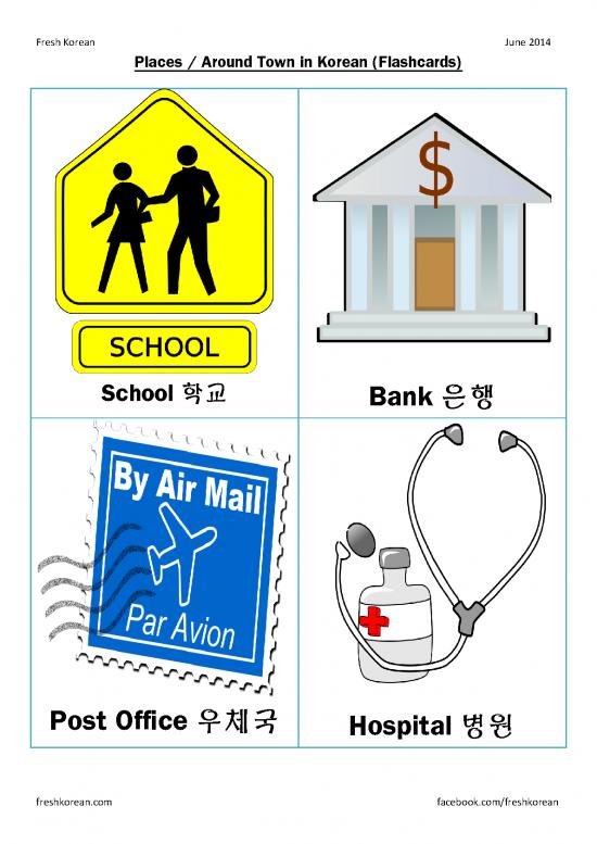 picture1_Korean Pdf 100838 | Places In Korean Flashcards