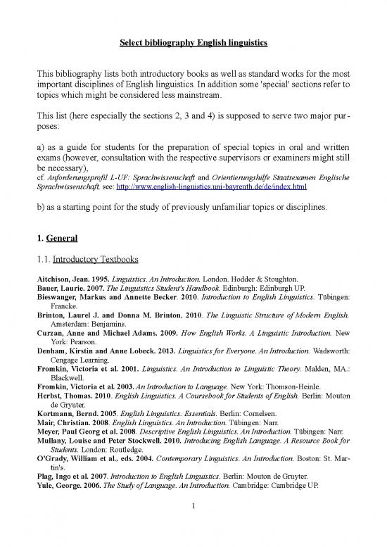 picture1_Linguistics Pdf 101457 | Select Bibliography Version 0115