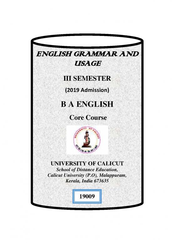 picture Basic Grammar In Use Pdf 101141 | Slm Iii Sem English  Grammar And Usage 1