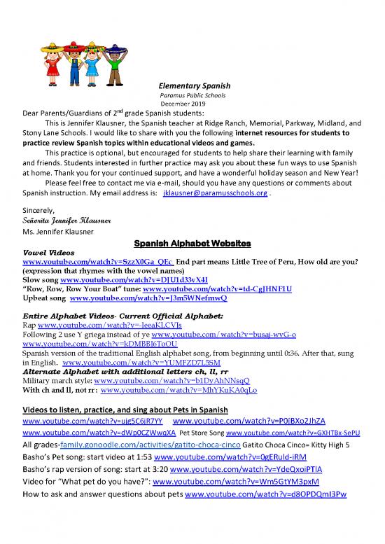 picture1_Spanish Pdf 101045 | Spanish Letter 2nd Grade