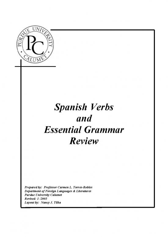 Spanish Grammar Pdf 99985 Spanish Verbs And Essential Grammar Review 5546