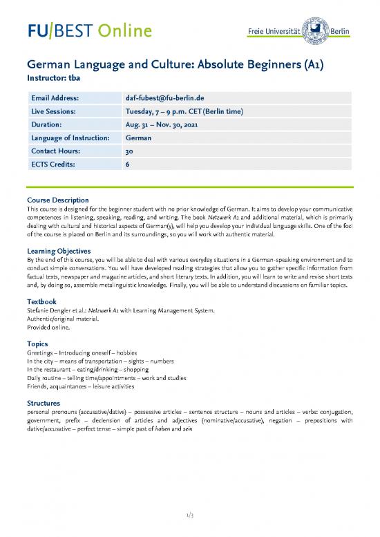 picture Language Pdf 101501 | Syllabus Fu Best Daf A1 Slot B