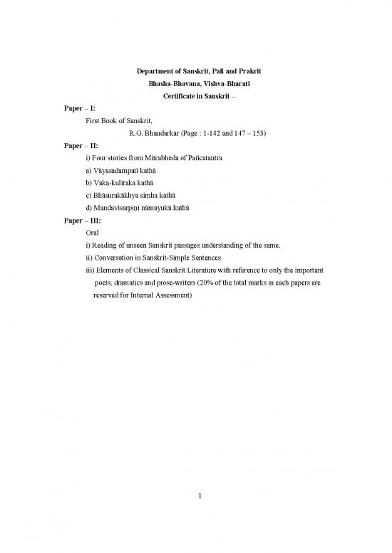 picture1_Language Pdf 100491 | Syllabus Sanskrit Certificatediplomaadvdiploma