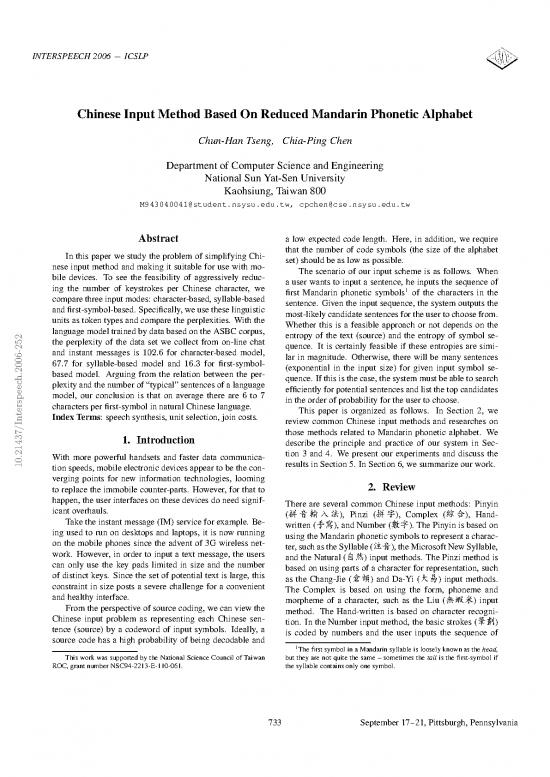 picture Chinese Alphabet Pdf 101694 | Tseng06 Interspeech