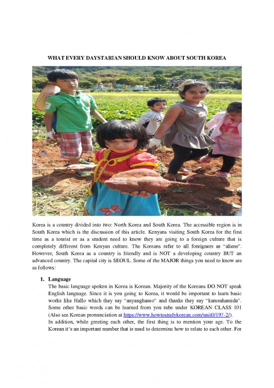 picture_Language Pdf 101382 | What Dastarians Should Know About South Korea