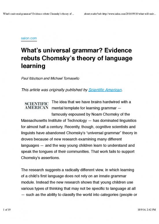 picture1_Language Pdf 101794 | Whats Universal Grammar Eviden Ce Rebuts Chomsky’s Theory Of La