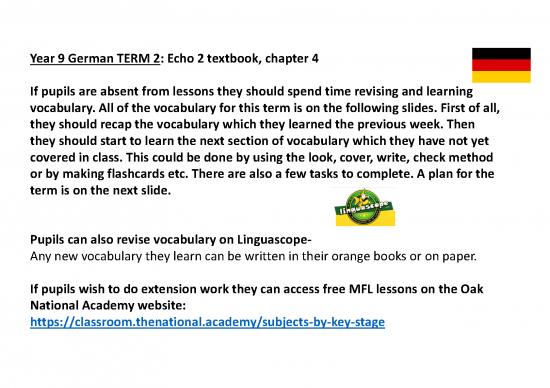 picture1_Learning German Pdf 101335 | Yr9 German Term 2