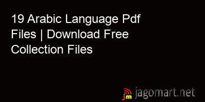 picture 19 Arabic Language Pdf Files | Download Free Collection Files
