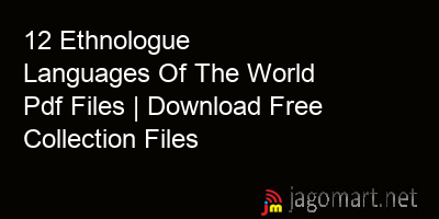 picture 12 Ethnologue Languages Of The World Pdf Files | Download Free Collection Files