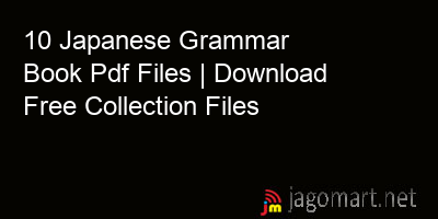 picture 10 Japanese Grammar Book Pdf Files | Download Free Collection Files