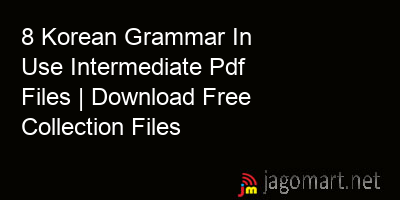 picture 8 Korean Grammar In Use Intermediate Pdf Files | Download Free Collection Files