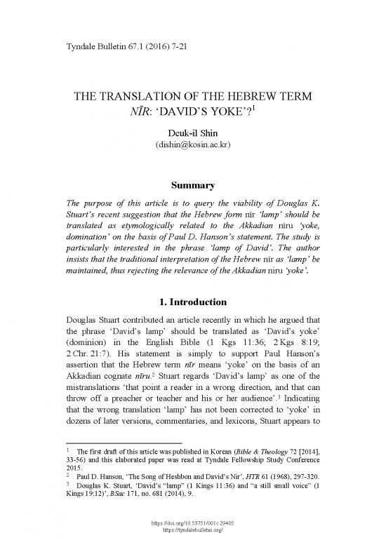 picture1_Hebrew Pdf 102846 | 29405 The Translation Of The Hebrew Term Nir David S Yoke