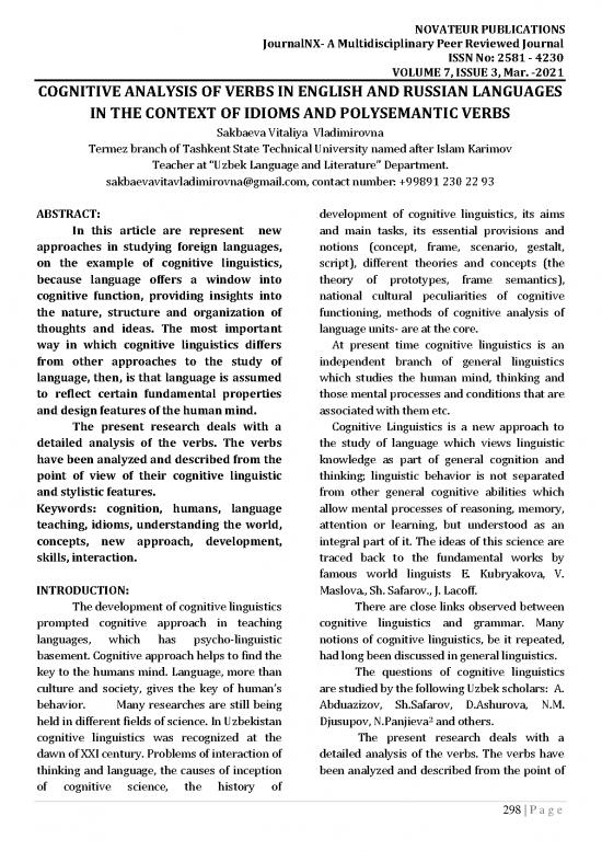 picture Pdf Language 104388 | 343117 Cognitive Analysis Of Verbs In English A B8a23472