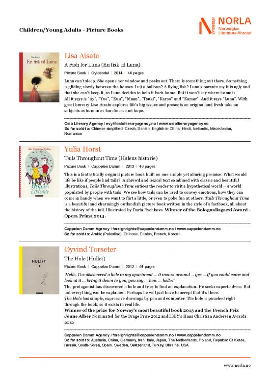 picture_Flying Pdf 104423 | 3 Children Young Adults Picture Books