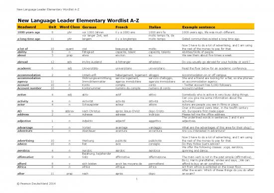 picture1_Language Pdf 103384 | 9781447961468 New Language Leader Elementary En De Fr It Wordlist A Z