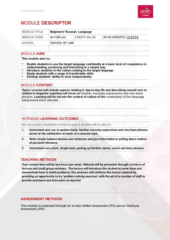 picture Language Pdf 103688 | Al1109 Beginners’ Russian Language