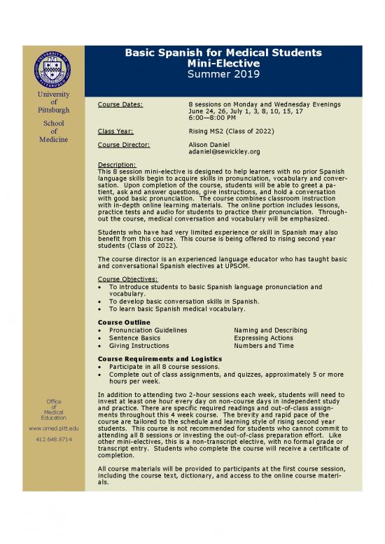 picture Language Pdf 103359 | Basic Spanish For Medical Students