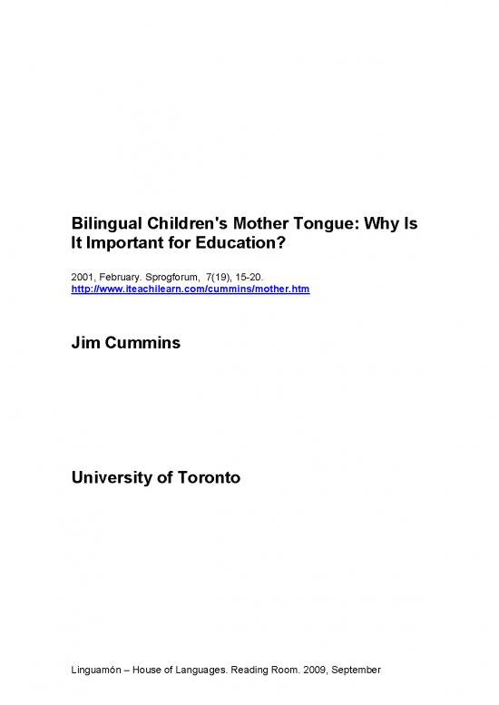 picture Mother Tongue Pdf 102590 | Bilingual Childrens Mother Tongue