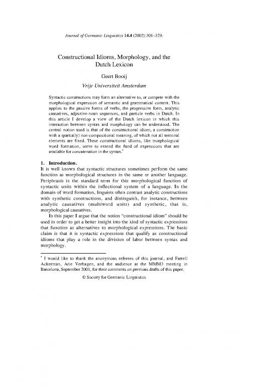picture1_Morphology In Linguistics Pdf 104220 | Booij 2002 Constructional Idioms Jgl