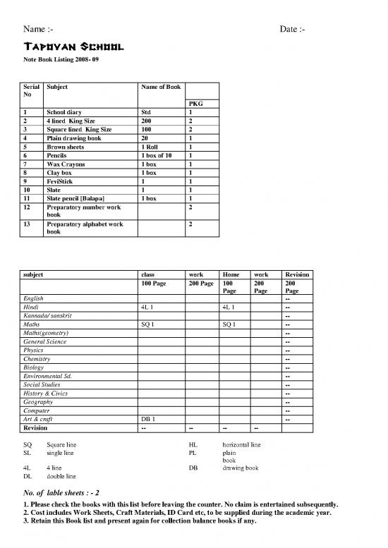 picture Hindi Learning Pdf 103607 | Booklist
