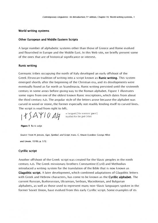 picture1_Historical Linguistics Pdf 103955 | Chapter 16 World Writing Systems