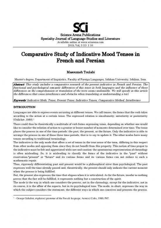 picture Pdf Language 104579 | Comparative Study Of Indicative Mood Tenses In French And Persian