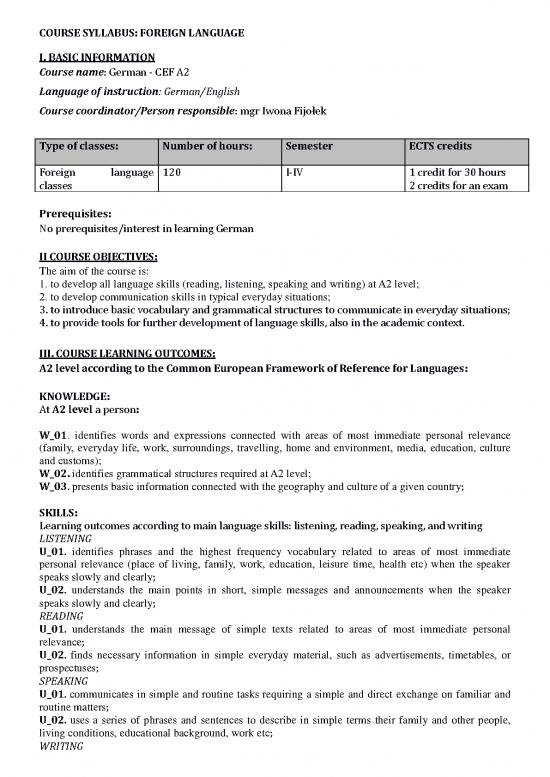 picture1_Language Pdf 102309 | Course Syllabus German A2