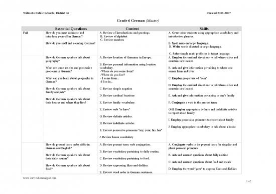picture Pdf Language 104716 | Curr Map Gr 6 German