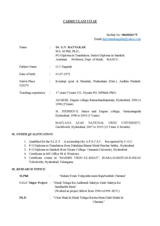 picture Teaching Pdf 104370 | Cv Gvr