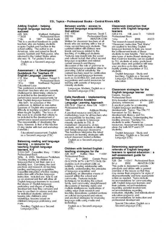 picture Language Pdf 102408 | Eslbib Checked