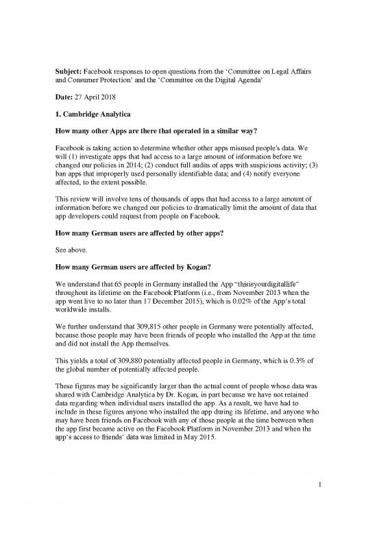 picture_Final Responses To German Committees