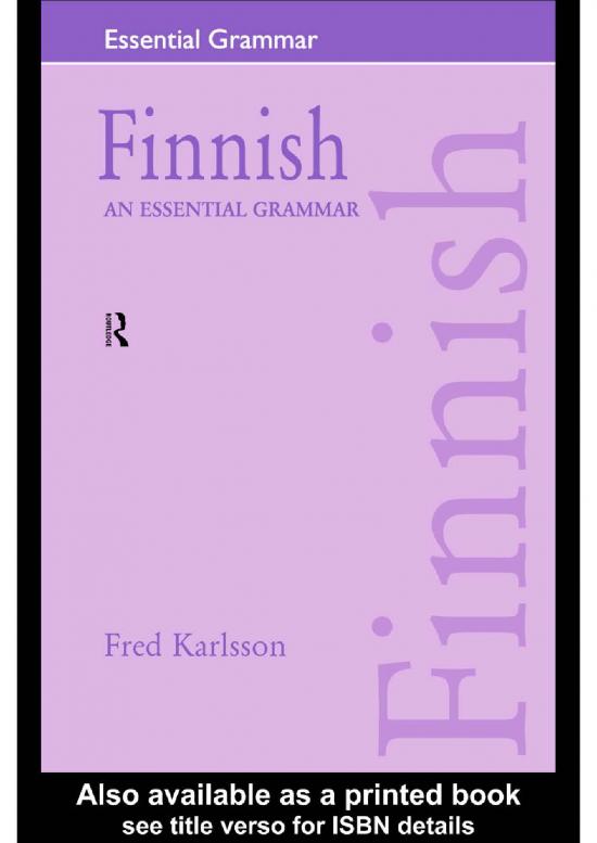 picture_Pdf Language 104478 | Finnish Essential Grammar